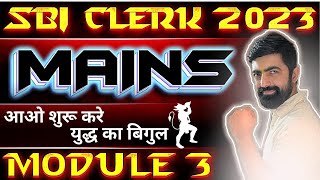 SBI CLERK MAINS 2023 Practice Module  03  Reasoning Mains By Dhruvasir [upl. by Maxma]