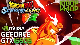 Dragon Ball Sparking Zero  GTX 1650 Super  Quick Performance Test [upl. by Yelda]