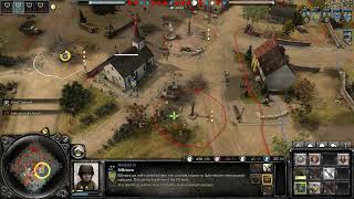 Coh 2 Wikinger Mod PvP 73  1v1  US Artillery vs Static Infantry [upl. by Atihana815]