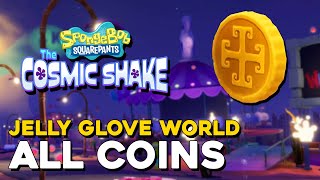 SpongeBob Squarepants The Cosmic Shake Jelly Glove World All Coin Locations [upl. by Ha]