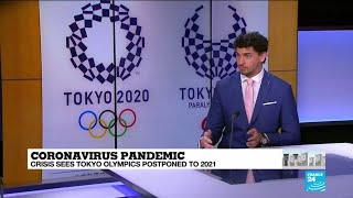 Coronavirus pandemic crisis sees Tokyo olympics postponed to 2021 [upl. by Hpesoj]