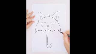 Disegno ombrello gatto [upl. by Ranie]