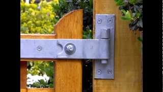 A tip to make sure you wooden gates cannot be lifted off their hinges [upl. by Reger]