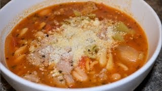 Pasta Fagioli Recipe  CookwithAPRIL [upl. by Einnaffit284]