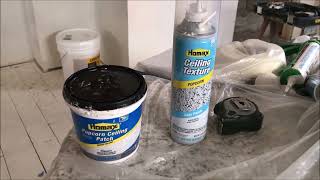 Homax Popcorn Ceiling Patch Products Review [upl. by Pyotr513]