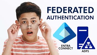 Hybrid Identity with Federated Authentication Microsoft Entra ID  ADFSPart 1 [upl. by Esetal]