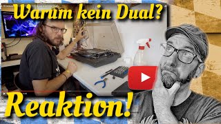 🤪 I DON‘T LIKE DUAL Record Players  ABER WARUM reaction plattenspieler rollingtroll [upl. by Aihsela538]