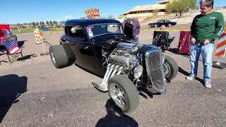 1934 Ford Coupe wild custom exhaust Street Zoomies just listen Hot Rod loud or quiet always cool [upl. by Onil]