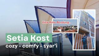 Kosan Cozy Comfy Syari di Bandung  Setia Kost [upl. by Rehtaeh]