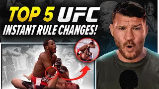 BISPING FIVE TIMES the UFC was forced to CHANGE THE RULES  Instant UFC Rule Changes [upl. by Reham]