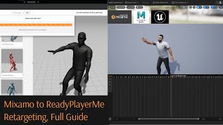 Complete Guide Retarget Mixamo Animations to Ready Player Me in Maya amp Unreal Engine [upl. by Danielle]