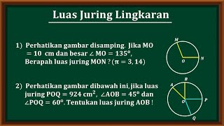 Cara menentukan luas juring lingkaran [upl. by Schriever245]