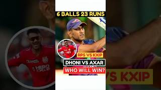 KYA DHONI 6 BALLS PAR 23 RUNS BNA PAI GE  LAST OVER THRILLER ipl msdhoni axarpatel [upl. by Einahpets814]