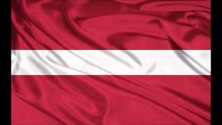 Hino da Letônia voz  Latvia National Anthem vocal [upl. by Grannia]