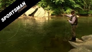 Fly Fishing in Fast Moving Water [upl. by Imoan]