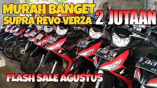 FLASH SALE MOTOR SUPRA REVO VERZA MULAI 2 JUTAAN LELANG MOTOR JAKARTA KAMISUKALELANG [upl. by Lemra]