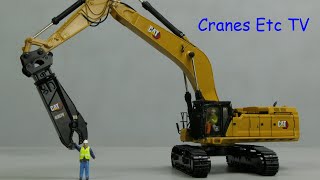 Diecast Masters Caterpillar 395 GP Version Hydraulic Excavator by Cranes Etc TV [upl. by Aihsekat]