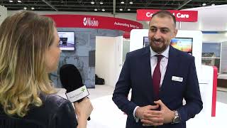 Masimo talks to Arab Health TV Nazih Darwish [upl. by Seavey]