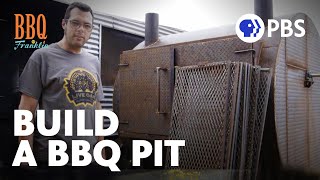 Building a Barbecue Pit  BBQ with Franklin  Full Episode [upl. by Dnalra]