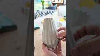 Making a Ceramic Vase from a 3D print ceramics slipcasting 3dprinting handmade pottery [upl. by Atikat]