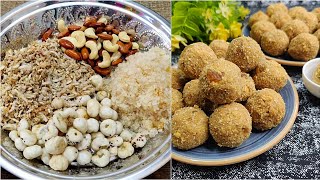 Gond Ke Laddu  Thakan Kamzori Har Dard Ko Dur Kare  Gond Ke Laddoo  Dry Fruit Laddu Recipe [upl. by Fu]