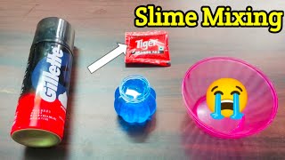 Slime mixing into Kesari powderFun Mixing [upl. by Gloriana]