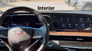 2024 Cadillac Escalade Sport Platinum Interior  Car Conversations [upl. by Assyral]