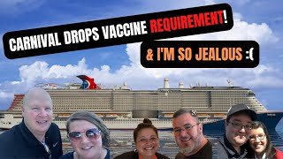 Carnival Cruise Line welcomes unvaccinated guests back Cruise news [upl. by Ardehs]