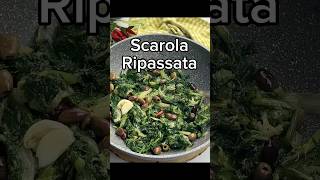 Scarola ripassata con olive  Ricette che Passione [upl. by Nashom]