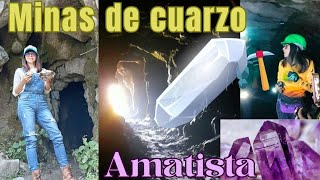 Explorando las MINAS DE CUARZO AMATISTA en Tlacolulan y Tatatila VERACRUZ [upl. by Walke]