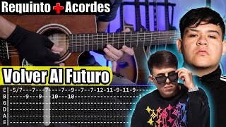 Volver Al Futuro  Oscar Maydon x Junior H  Requinto  Acordes  TABS  Tutorial Guitarra [upl. by Magnuson]