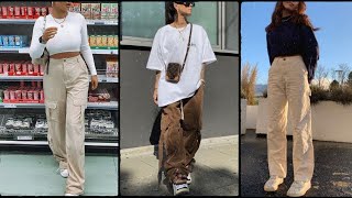 Modern Cargo Pants Outfits Designs 2022Cargo Pants Ideas For Girls Fashion OutfitsFashion Nova [upl. by Nemajneb502]