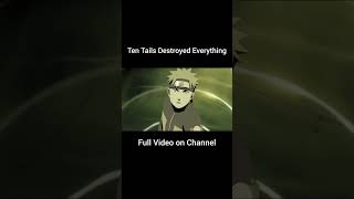 Ten Tails Start Cataclysm narutoshippuden shorts [upl. by Ainesy]