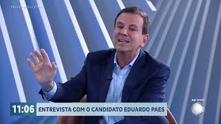 Assista à sabatina com Eduardo Paes PSD candidato à Prefeitura do Rio de Janeiro [upl. by Durgy304]