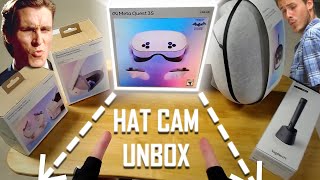 HAT CAM Unboxing of Meta Quest 3S amp Accessories [upl. by Lovell]