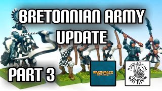 Bretonnian Army Update Part 3 [upl. by Ardnuahs]