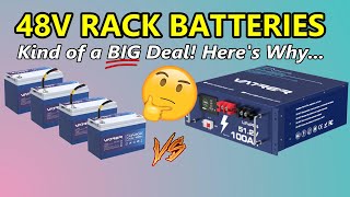 48V vs 12V  PART 2 Is a Rack Battery the BEST choice Vatrer Power 512V 100Ah LiFePO4 [upl. by Nollahs]