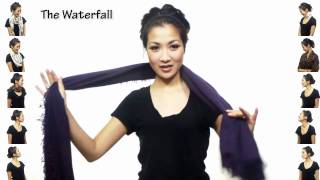 25 Ways to Wear a Scarf in 45 Minutes [upl. by Kyle251]