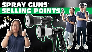 Spray Guns Selling Points [upl. by Atsuj]