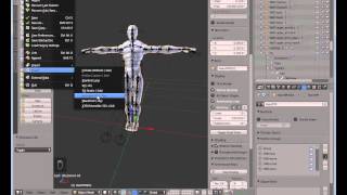 Blender UE4 Character Rig Option 02a [upl. by Raman568]