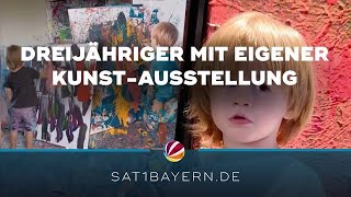 Werke eines Dreijährigen Hype um jungen Künstler aus Oberbayern [upl. by Diskson219]