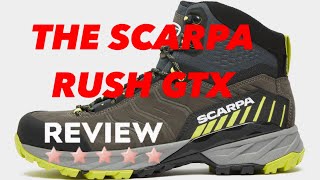 SCARPA RUSH GTX BOOT REVIEW [upl. by Oetsira]