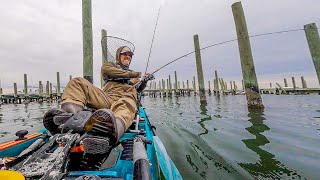 NAVARRE BEACH Fishing for GIANTS from the Kayak [upl. by Veats]