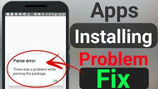 How to Fix Parse Error There was a problem well parsing the package  Parse Error Fix Android [upl. by Neehahs]