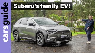 Subaru Solterra 2024 review AWD  A new electric car for the family [upl. by Leonard]