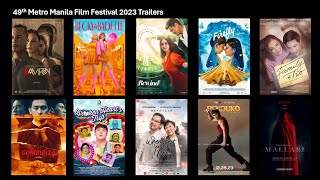 MMFF 2023 Entries Full Trailers  ALL MOVIES  49th Metro Manila Film Festival [upl. by Nakashima]