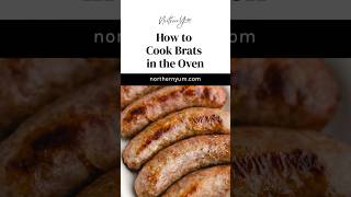 Oven Baked Brats  Easy Dinner Idea shorts recipe dinner meal bratwurst [upl. by Yrbua18]