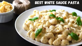 White Sauce Pasta Any One Can Make  How To Make Classic White Sauce Pasta  Creamy amp Cheesy Pasta [upl. by Aninaj282]