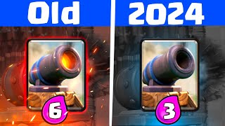 Old VS 2024 Clash Royale [upl. by Llekcir979]