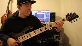 Victor Wooten  You cant hold no groove Bass Cover Peter Lee [upl. by Bruno653]